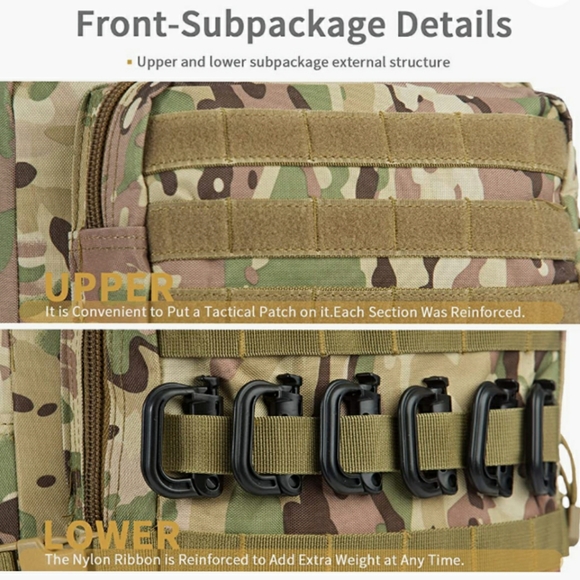 🆕⭐ Military camouflage tactical backpack - Picture 9 of 16